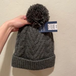 NWT Target gray beanie with fleece inside